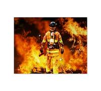 Pompier en Intervention，Puzzle Jouets 1000 Pièces Puzzles Puzzle Créatif Jouets Éducatifs Adultes pour Enfants Jeu De Puzzle Adulto（50x70cm）-A30