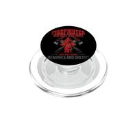 Pompier Honneur et Courage PopSockets PopGrip pour MagSafe