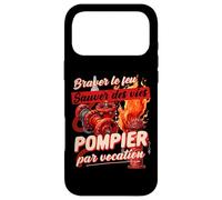 Pompier par Vocation Cadeau Sapeur-Pompier héroïque Original Coque pour iPhone 17 Pro Max
