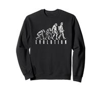 Pompier Pompier évolution Singe Homme de Néandertal Drôle Sweatshirt