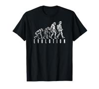 Pompier Pompier évolution Singe Homme de Néandertal Drôle T-Shirt