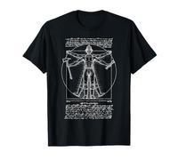 Pompier Pompier Vitruvien Leonardo Da Vinci Vintage T-Shirt