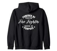 Pompier propulsé par Passion Driven by Purpose Profession Sweat à Capuche