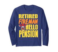 Pompier Retraité Humour Bonjour Pension Humour Caserne Manche Longue