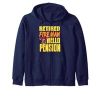 Pompier Retraité Humour Bonjour Pension Humour Caserne Sweat à Capuche