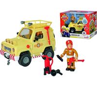 Pompier Sam Jeep De Sauvetage Jeep Avec Sam Figurine