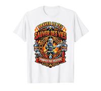 Pompier Sapeur-Pompier feu Vocation Incendie Original T-Shirt Graphique avec Valeur