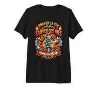 Pompier Sapeur-Pompier feu Vocation Incendie Original T-Shirt Haut de Gamme