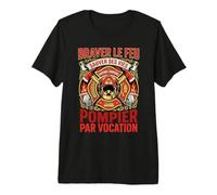 Pompier Sapeur-Pompier feu Vocation Incendie Original T-Shirt Haut de Gamme
