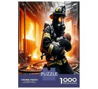Pompier sauvant bébé 1000 Pièces Puzzle Premium Compassion héroïque du feu Puzzle Adultes Voitureton Solide - Ultra Dur Couples, Top Noté, Activité Parfaite À La Maison 52x38cm/1000pcs