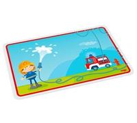 Haba pompier sur planche à pain 14,5 x 23,5 cm G