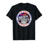 Pompier Truck Gear Fire Department New York Pompiers T-Shirt