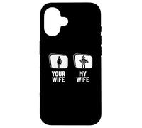 Pompier, Votre Femme, ma Femme, Mari, Pompier drôle Coque pour iPhone 16