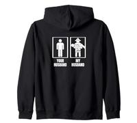 Pompier, Votre Mari, Mon Mari, Femme, Pompier drôle Sweat à Capuche