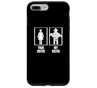 Pompier, Votre sœur, ma sœur, frère, Pompier drôle Coque pour iPhone 7 Plus/8 Plus