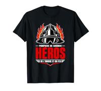 Pompiers De Gironde Héros Ombre Feu Cadeau Hommage T-Shirt