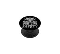 Pompiers Notre Vie pour Votre Securite PopSockets PopGrip Adhésif