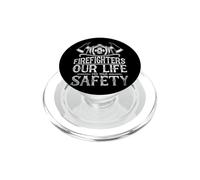 Pompiers Notre Vie pour Votre Securite PopSockets PopGrip pour MagSafe