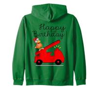 Pompiers Poules Poulets Rigolos Joyeux Anniversaire Enfants Sweat à Capuche
