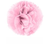 Pompom décoration suspendue Dekoball rose 35cm