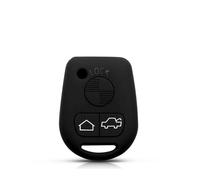 POMPOMPUR Accessoires De Voiture pour B&MW E31 E32 E34 E36 E38 E39 E46 Z3 Coque De Clé 3 Boutons en Silicone Coque de clé de Voiture(Black)