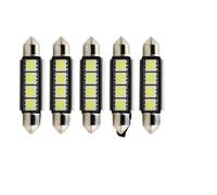 POMPOMPUR Lot De 5 Ampoules De Coffre Pour Ford Pour Transit MK7 MK8 Plafonnier Éclairage Intérieur Blanc C5W Pour Plafonnier