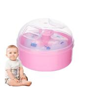 Pompon à poudre pour poudre corporelle - Pompon et récipient - Pour le corps - Avec houppette pour le corps - Pour fond de teint en poudre lâche