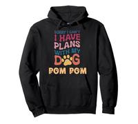 Pompon avec nom de Chien Personnalisable Sweat à Capuche