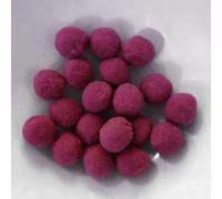 PomPon / Balles en coton - 12 mm / Set de 40 - Rose