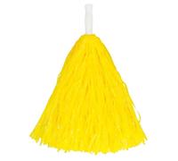 Boland - Pompon de cheerleader 85938 - 34 cm, poignée incluse - Jaune vif