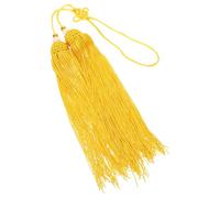 Pompon D’épée de Taiji Jaune en Tissu pour Arts Martiaux