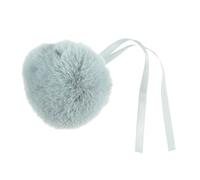 Pompon Fausse Fourrure Taille 6cm - 13 Couleurs au Choix (Bleu Clair)
