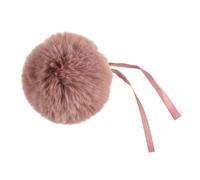 Pompon Fausse Fourrure Taille 6cm - 13 Couleurs au Choix (Vieux Rose)