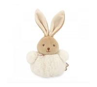 Pompon lapin crème - 10 cm