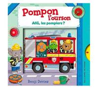 Benji Davies – Pompon l'ourson : Allô, les pompiers ? – Cartonné – Gallimard Jeunesse