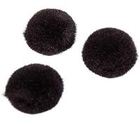 Pompons 10 mm noir