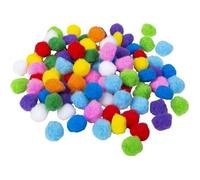 Pompons 2 cm - BOLAND - Plush - Multicolore - Enfant - 100 pièces