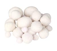 Pompons Blancs Assortiment 72 Pièces