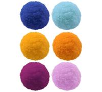 Pompons - Couleurs primaires - 4 cm - 6 pcs