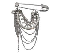 Pompons de chaîne réglables Rétro Broche Broche Alliage Accessoires Perles Embellissements Créations Formelles Vêtements Décontractés Décoration Élégant Glands Pin Accessoire