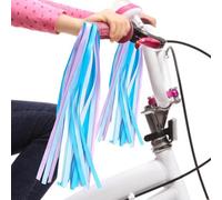 Pompons de Guidon de vélo - Bandes en Polyester colorées pour - Streamer décoratif pour vélo pour, Bandes de Guidon colorées, Coffret avec Aide au Montage Facile, Choix