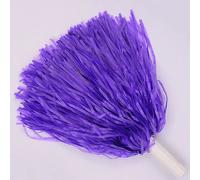 Pompons De Jeu De Pom-Pom Girl,Fleur D'encouragement,Bon Marché,S'applique À La Danse,Fournitures De Match De Sport,Décorations Interdites,25cm,1pc - Type Purple