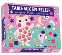 Deux Coqs d'Or – Coffret Pompons, gommettes mousse et strass – Animaux du froid – Avec accessoires