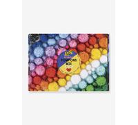 Pompons Mix JUMBO GLITTER folia multicolore TU