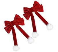 Pompons Pince à Cheveux pour Nouvel An Barrette Sweet Christmas Flat Clip Épingle à Cheveux Noël Élégante Pince à Cheveux pour Bouquets