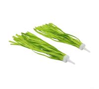 Pompons pour guidon de vélo pour enfants, pour vélo, scooter et draisienne, matériau léger et flexible (vert)
