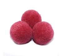 Pompons pour le bricolage, lot de 10 pièces de 40 mm, boules multicolores, pompons pour l'artisanat, pompons pour Pâques, Noël, pompons colorés pour bricolage, décoration de table DIY, décoration