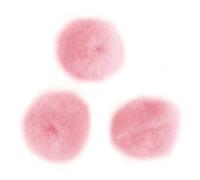 Pompons, Rose, 15 Mm, 60 Pces