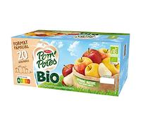 Pom'Potes Bio Compotes Pomme sans Sucres Ajoutés Biologique, 1800g