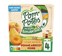 Pom'Potes Compote Les P'tits Explorateurs Le Roi Arthur 4x90g